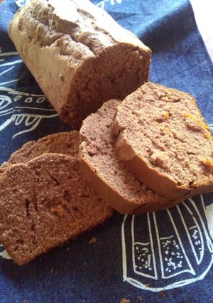 Una foto de Budín de chocolate y naranja sin TACC