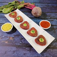A picture of Beetroot Kebab.