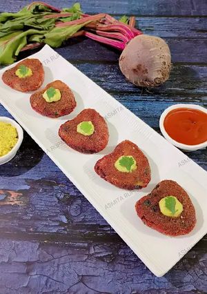 A picture of Beetroot Kebab.