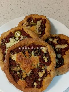 عکسی از دستور پیده گوشت و هالوپینو گرد