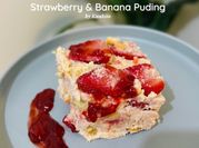 Gambar puding strawberry