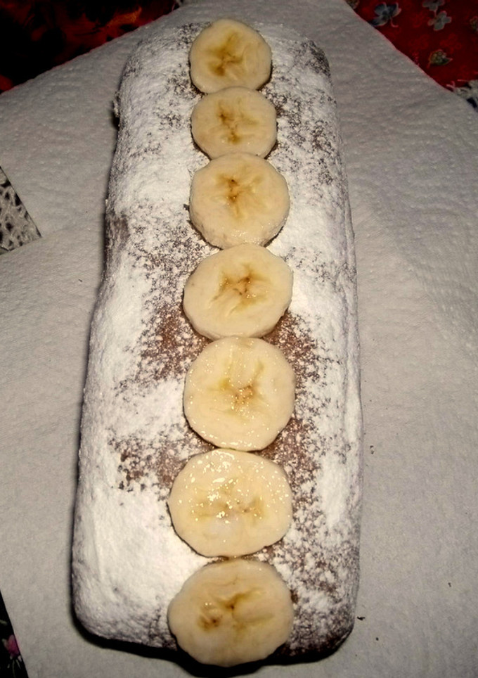 Una foto de Budin de banana