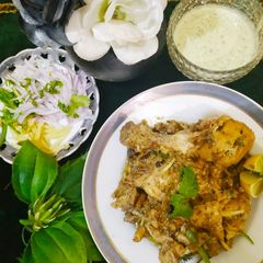 Haryali chicken khrdai A picture of Haryali chicken khrdai.