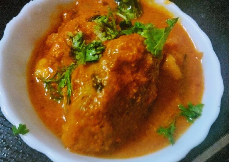 Recipe of Tasty Kaddu kofta curry