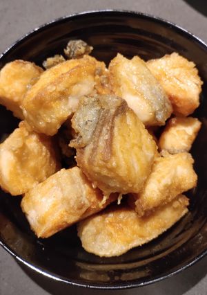 A picture of Crispy Fried Salmon.