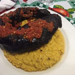 A picture of Ukwa with dry fish.