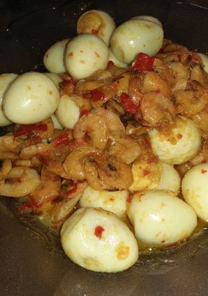 Foto resep Udang Puyuh Balado