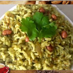 A picture of Mint Paneer Rice.