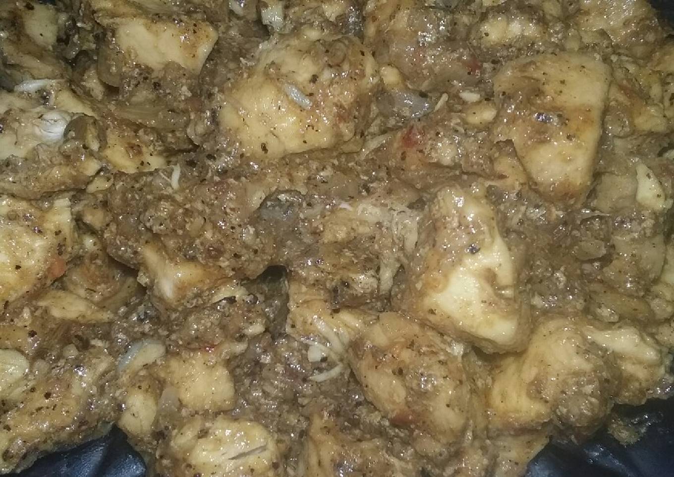 Chicken pepper fry