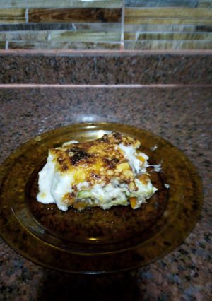 صورة لوصفة كوسه بالجزر والبشاميل خطيره 😋