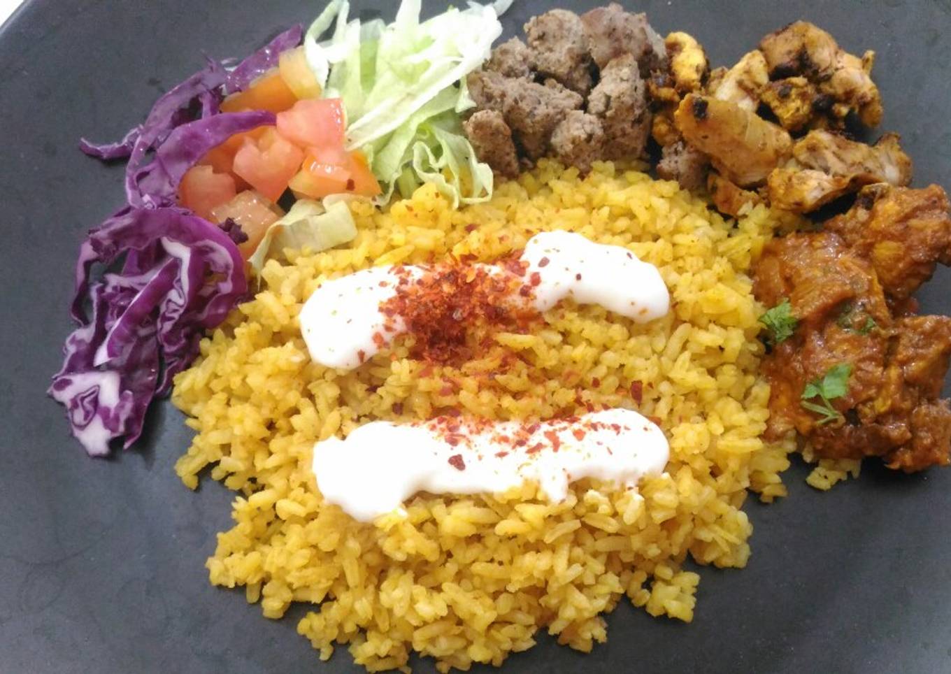 Beef Gyro n Yellow Rice