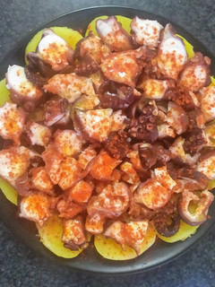 Una foto de Pulpo a la gallega
