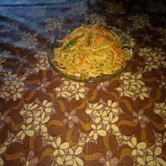 Veg chowmein A picture of Veg chowmein.