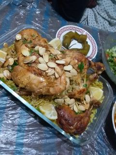 صورة لوصفة دجاج محشي بالارز