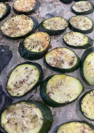 A picture of Roasted Squash with Olive Oil.