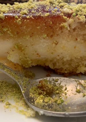 صورة لوصفة بسبوسه بالجبنه