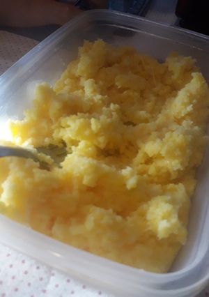 Una foto de Polenta con Queso