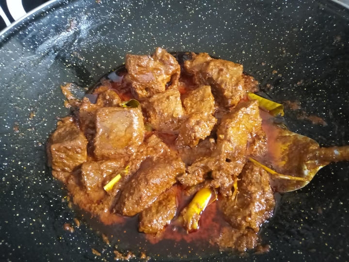 Ini dia! Resep  bikin Rendang Ati Sapi yang sedap