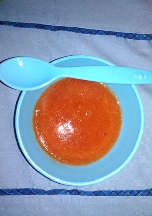 Foto resep MPASI 5M - Pure (Tomat & Pisang)