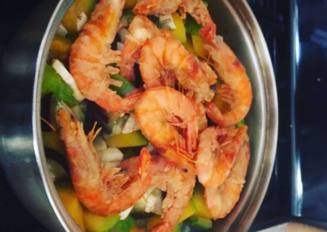 Thai Prawns w coconut milk n vegetables