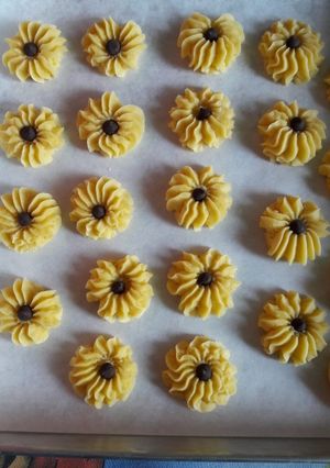 Foto resep Semprit bunga