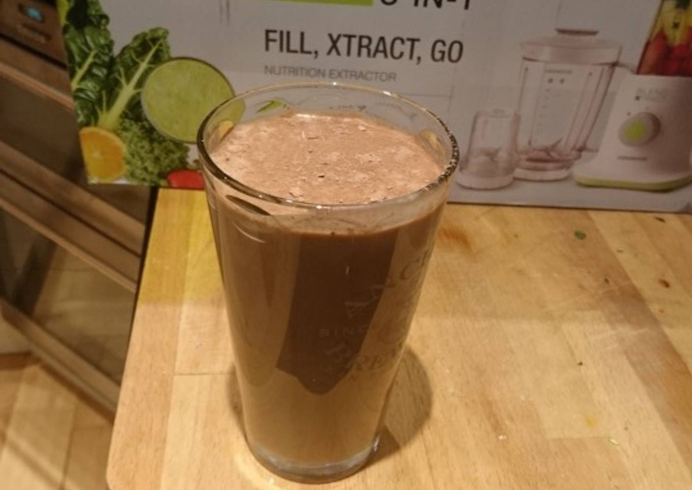Peanut butter cup smoothie