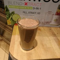 A picture of Peanut butter cup smoothie.