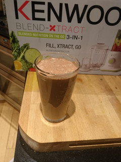 A picture of Peanut butter cup smoothie.