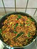 Fried noodles(prawns,chicken,egg)