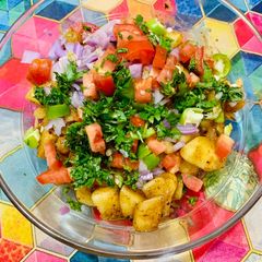 Aloo kachalo | Aloo chaat A picture of Aloo kachalo | Aloo chaat.