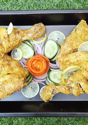 A picture of Fried & Steam Chicken Roast 🍗🍗.