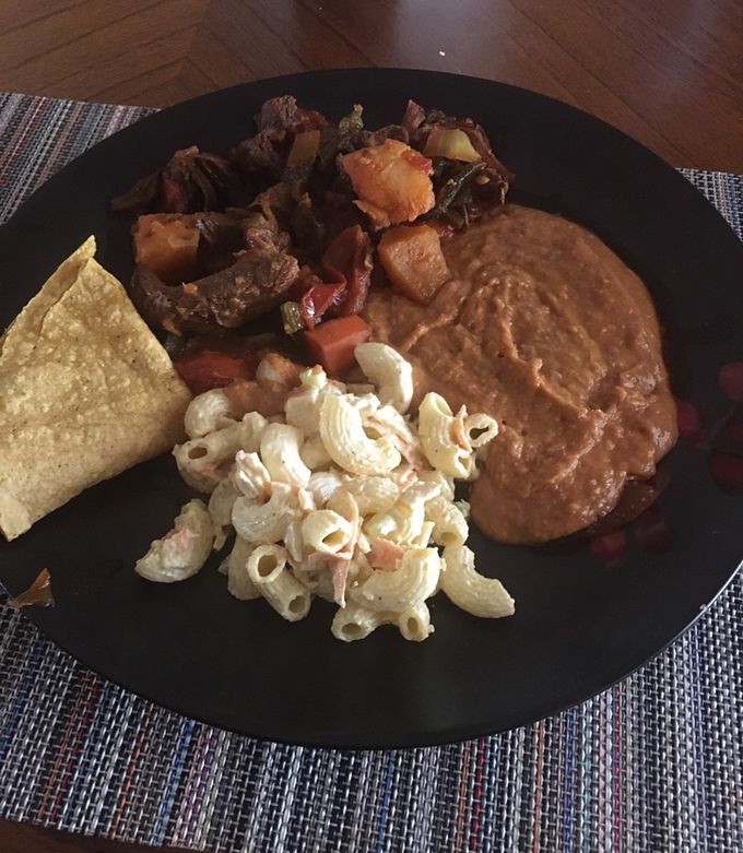 Una foto de Sopa fría de coditos
