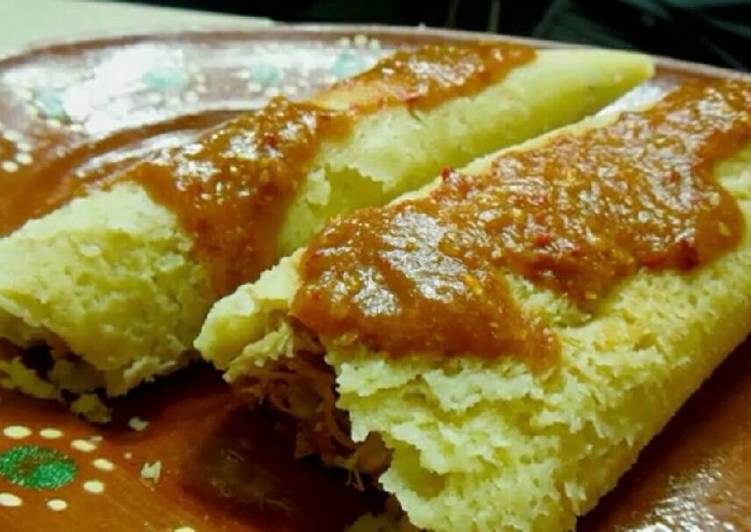 Tamales rojos y verdes