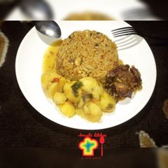 Jollof rice A picture of Jollof rice.