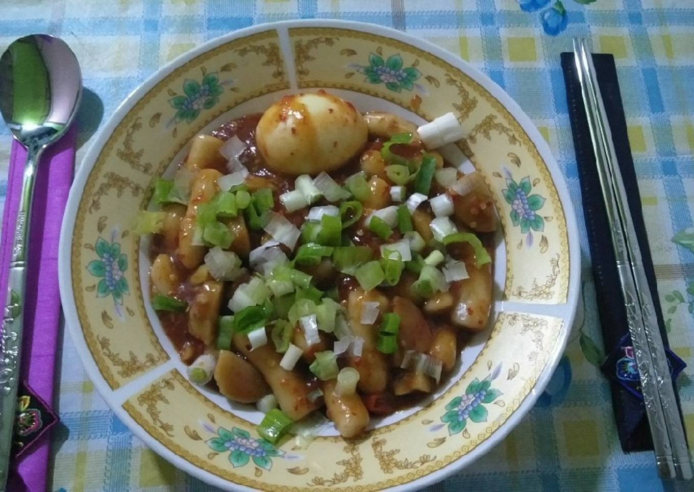 Tteokbokki Homemade Sederhana