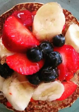 Una foto de Pancakes sin harina