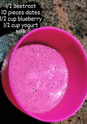 A picture of Energy boost smoothie 😋😋.