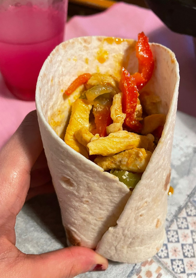 Una foto de Fajitas de pollo