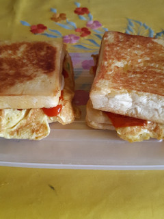 Foto resep Roti bakar isi telur