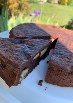 Une photo de Fondant chocolat banane