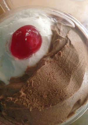 A picture of Home made ice cream.