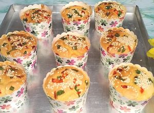 Foto resep CAKE ABON||SAVORY CAKE