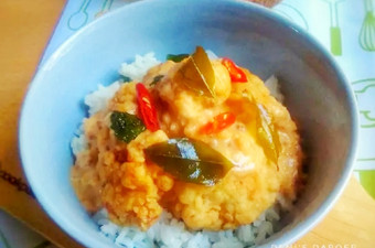 Resep Chicken salted egg rice bowl, Lezat Sekali