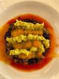 Riso venere al lardo e verdure