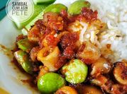 Gambar sambal cumi asin pete