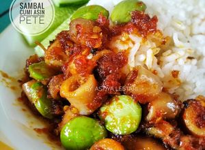 Foto resep Sambal Cumi Asin Dan Pete
