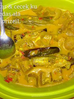 Foto resep Terong bakar & cecek kuah pedas