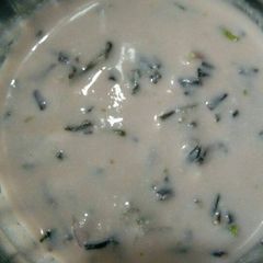 Purple mogri raita A picture of Purple mogri raita.