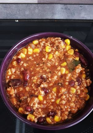 Chilis bab recept fotója