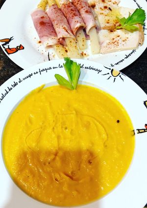 Una foto de Crema de verduras
